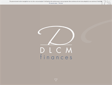 Tablet Screenshot of dlcm-finances.fr